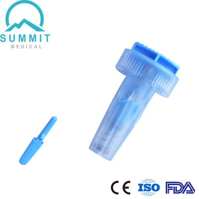Стерильный ланцет 28G 1.6mm кнопки для испытывать содержания глюкозы в крови