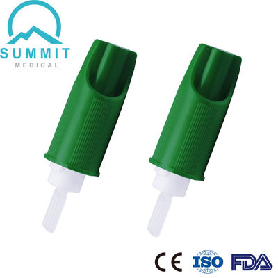 Зеленые ланцеты безопасности взреза пятки 21G 1.8mm для педиатрического анализа крови