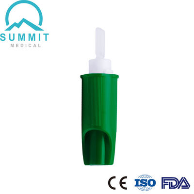 Зеленые ланцеты безопасности взреза пятки 21G 1.8mm для педиатрического анализа крови