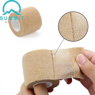 Повязка Nonwoven собственной личности цвета Tan адэрентная создает программу-оболочку 2 дюйма x 5 дворов