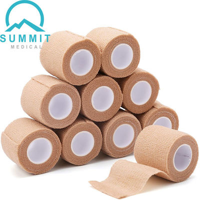 Повязка Nonwoven собственной личности цвета Tan адэрентная создает программу-оболочку 2 дюйма x 5 дворов
