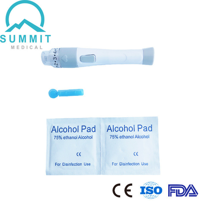Ясная ручка иглы Glucometer защитного колпачка для собрания крови