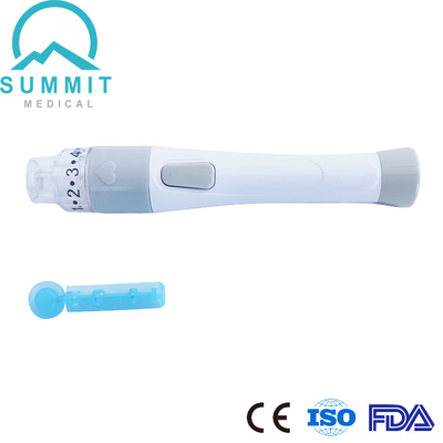Ясная ручка иглы Glucometer защитного колпачка для собрания крови