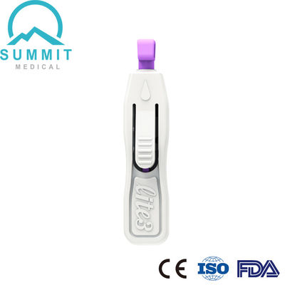 Инновационная качественная кнопка активированная безопасность кровяная ланцет 26G 28G глубина 1,8 мм