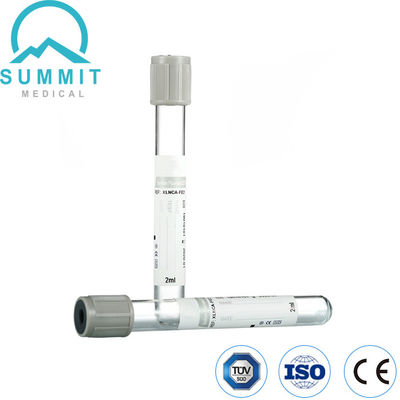 2 мл глюкозной трубки, серый верх, добавка фтора натрия с K2EDTA