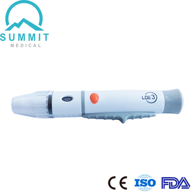 Ручки ланцета 6 глубин прибор регулируемой диабетический Lancing с выталкивателем